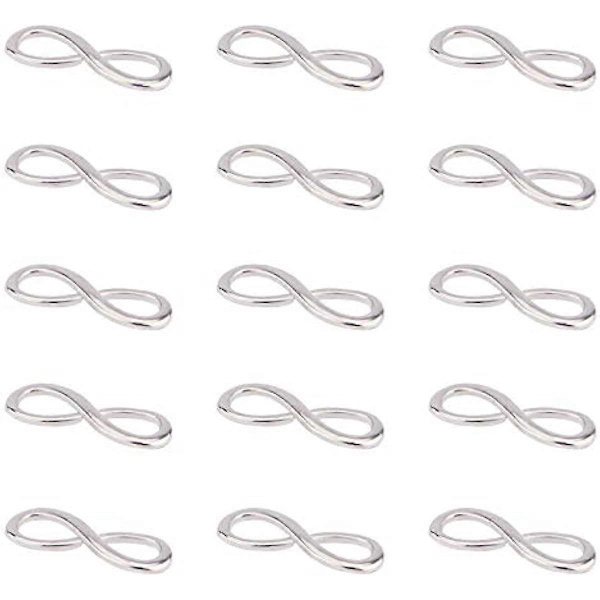 Infinity Charm 20kpl Love Charm 30mm/1\" One Direction Infinity Symbol 30mm/1\" Riipusliitin Ystävänpäivä Joululahja Plat