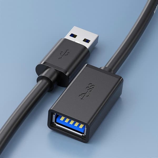 USB Forlængerkabel Højhastigheds USB 3.0 Forlængerkabel Han til Hun Dataoverførsel Erstatning for Museforlængerkabel