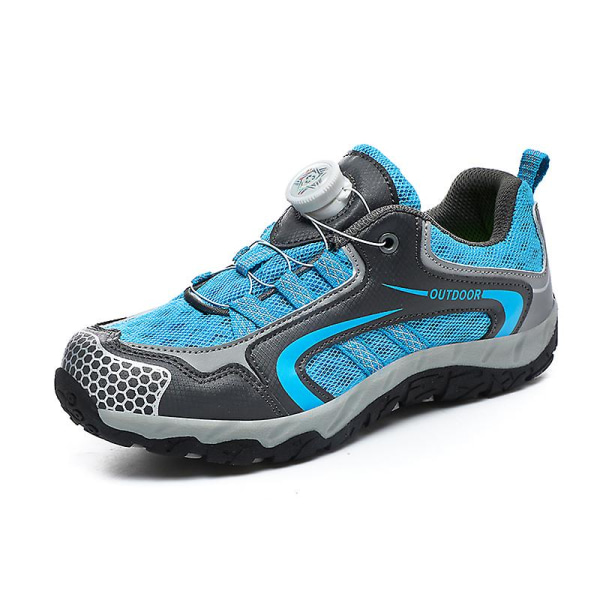 Dame Vandresko Lavsko Sneakers For Utendørs Sti Vandring Trekking Gåing 3D232 Blue EU 37