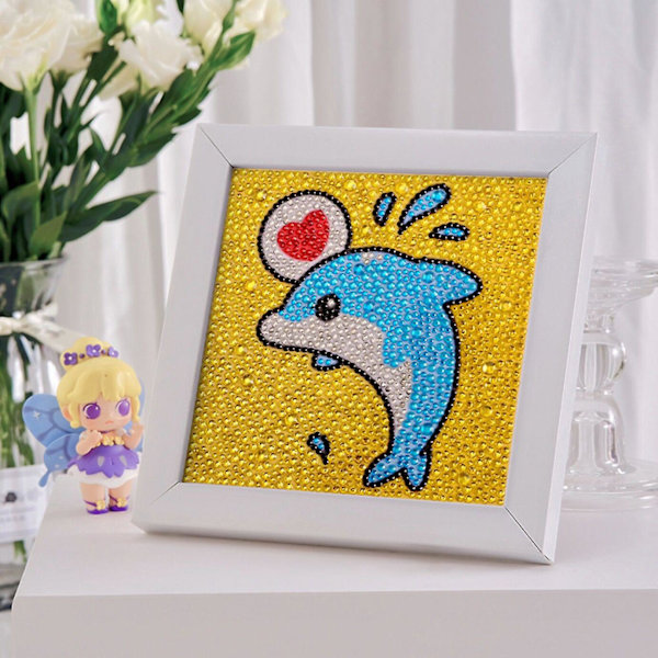 DIY Børne Diamantmaleri Efter Tal Sæt Kunst og Håndværk Sæt DW08