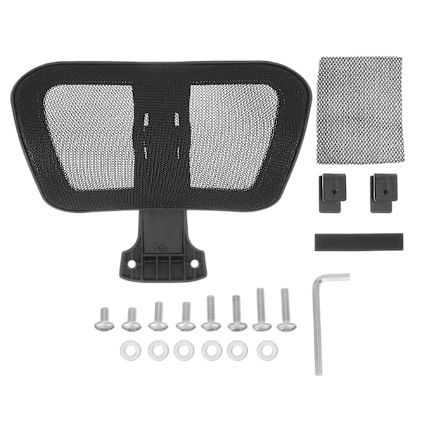 Kontorstol Hodepute Komfortabel Datastol Hodestøtte Kontorrekvisita Black 27X23cm