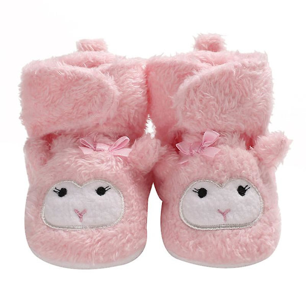 Baby Unisex-baby Hyggelige Fleece Sutsko Cat pink 11cm