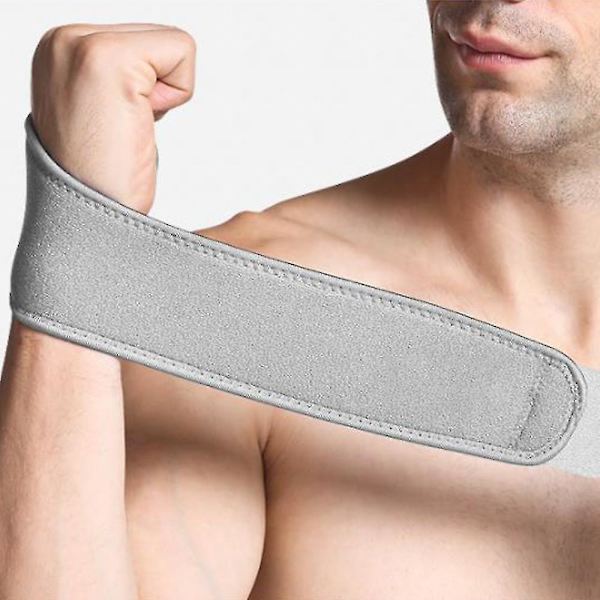 Sports Fitness Wrap Håndledsbind, Justerbart Håndledsbandage grey(a pair)