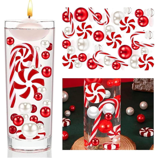Julvasfyllningspärlor för vasfyllning Centerpiece-pärlor för vaser Style 1