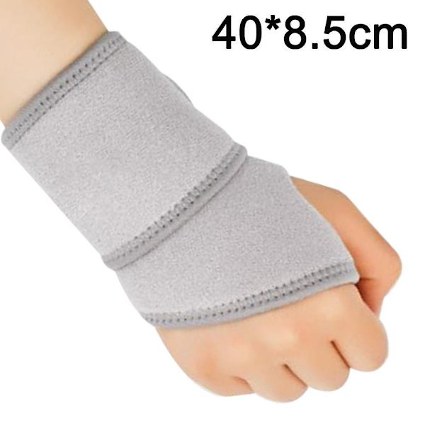 Sports Fitness Wrap Håndledsbind, Justerbart Håndledsbandage grey(a pair)