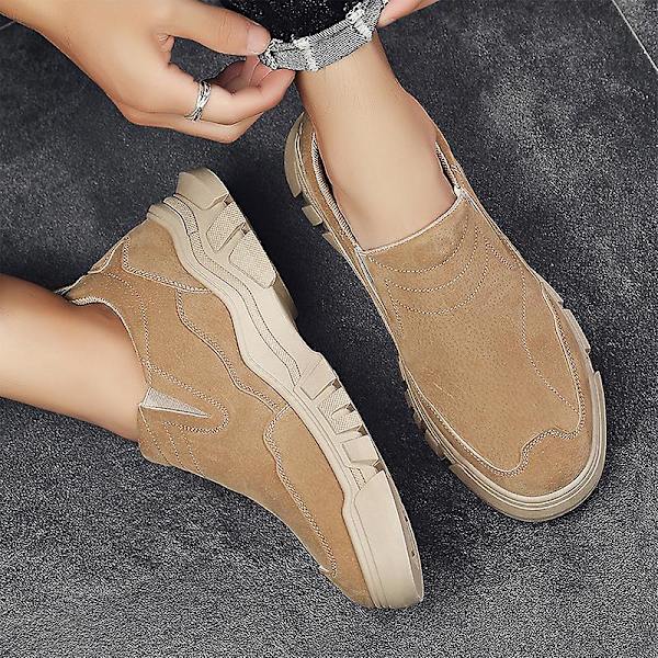 Herr Casual Skor Mode Halkfria Skor Fr8108 Khaki EU 41