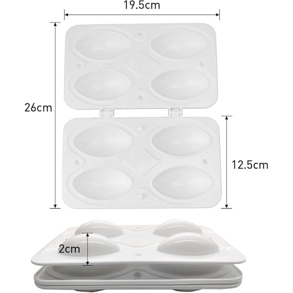 2 stycken Kibbeh Maker 4 rutnät plast köttbollar formar processor manuell hackstekning kibbeh rullar form för friterad