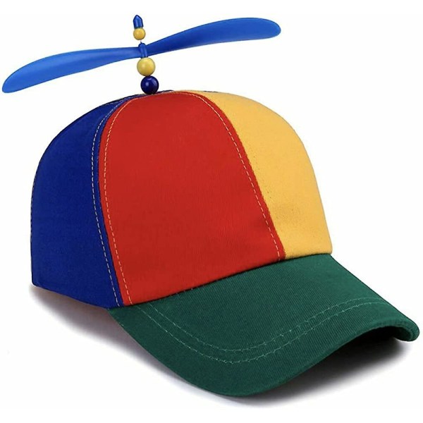 Unisex cap, mode bambu Dragonfly Patchwork cap Justerbar helikopterpropellerhatt Snapback hatt