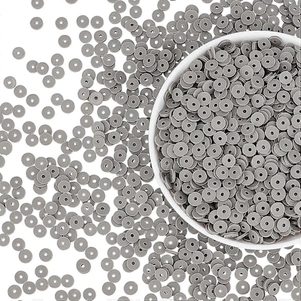 3000 kpl polymeerisavihelmiä, 6 mm litteitä Heishi-helmiä, levyvälihelmiä 2 mm reiällä rannekorujen, kaulakorujen, korvakorujen valmistukseen, tummanmerenvihreä