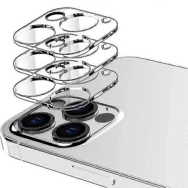 2-pak Linsbeskyttelse til iPhone 12 Hærdet Glas Kamera Transparent