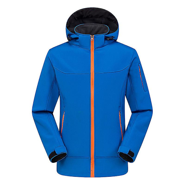 Miesten Huppari Softshell Takki, Vedenpitävä Kevyt Tuulenpitävä Takki Men blue M