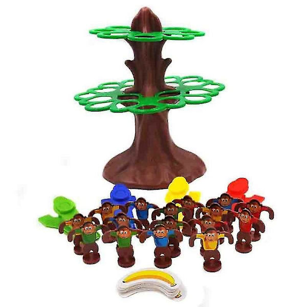 Roligt brädspel Happy Jumping Monkey Flipping Monkey Family
