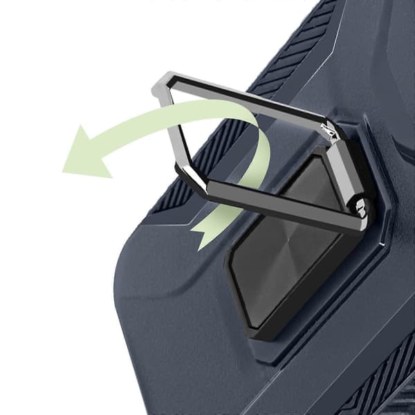 Etui til Galaxy A26 Ring Support Kameradæksel, Mørkeblå