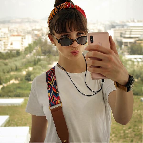 6 stk. Telefon Tether Tab, Mobiltelefon Lanyard Patch Multifunktionel Telefon Lanyard