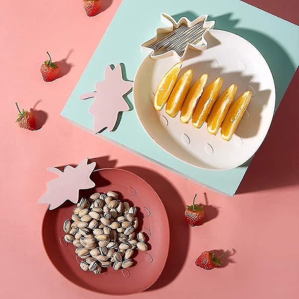 Brickor Snackplattor Skålar, 2 Pack Tallrikar Serveringsfat Matbricka De