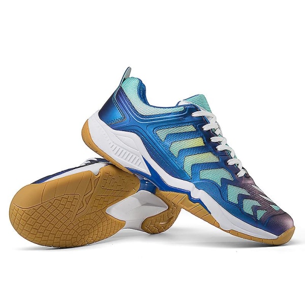 Lätta sneakers för män och kvinnor, lämpliga för inomhusbanor, badminton, 3Dw66 Blue EU 40