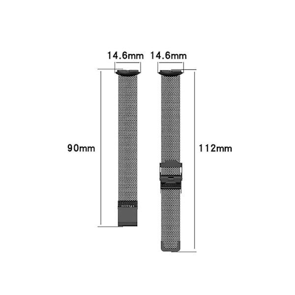 Metallklämma för Fitbit Luxe