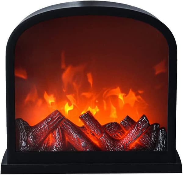 USB Flammeløs Pejselampe