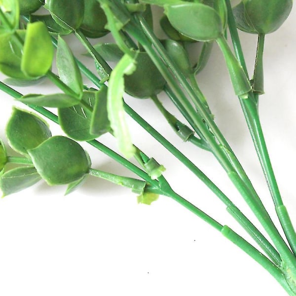 10 stk. Simulasjon Milan Gress Plastblomst Utendørs Plante Hjem Hage Bryllupsdekorasjon, Thanksgiving-dekorasjon Blue