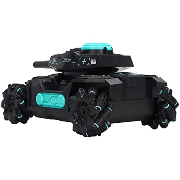 Ritoeasysports Tank Toys Mustalelu Lapsille Lelusäiliö Vesiammuksella Kellokaukosäätimellä Kotikäyttöön Tarkoitettu Elektroninen Lelu