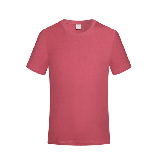 Oversized par kortærmet T-shirt løs og åndbar top til pige kvinde mor kæreste S Brick Red