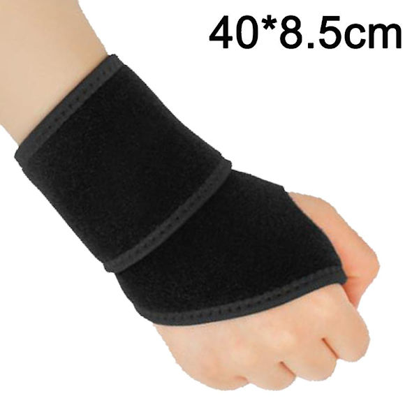 Sports Fitness Wrap Håndledsbind, Justerbart Håndledsbandage black