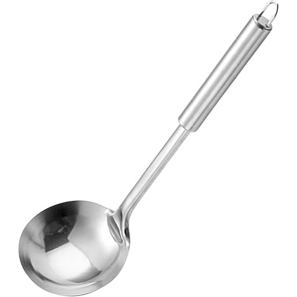 1 suppeske, køkkenredskab, rund skridsikker kødsovske, sovske, køkkenredskaber, uundværligt køkkenredskab til tilberedning og servering.