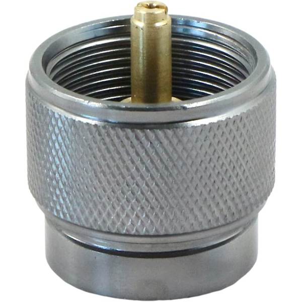 Liten Gassbrennerkobling for Utendørsbruk - Adapter for Gassflaske til Camping, Konverteringsdyse, Hodeventil, Tankbrenner, Campingbrenner
