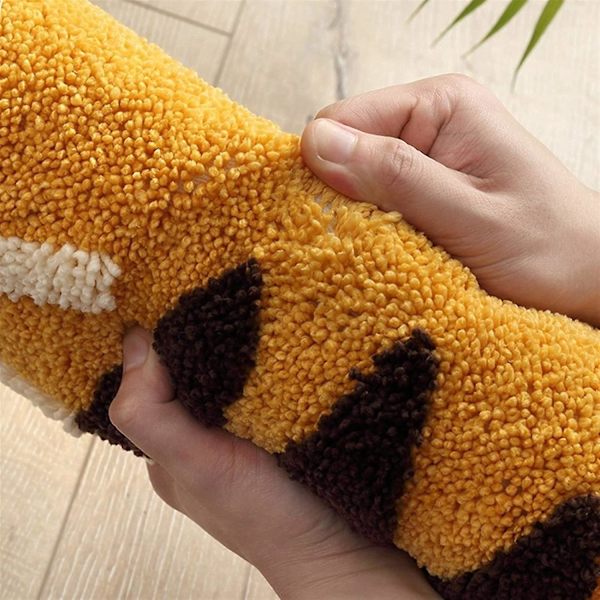 Kylpyhuonematto Söpö Eläin Ovimatto Keittiön Kylpyhuoneen Lattiamatto Liukumaton Imukykyinen (koko: 45x65cm)