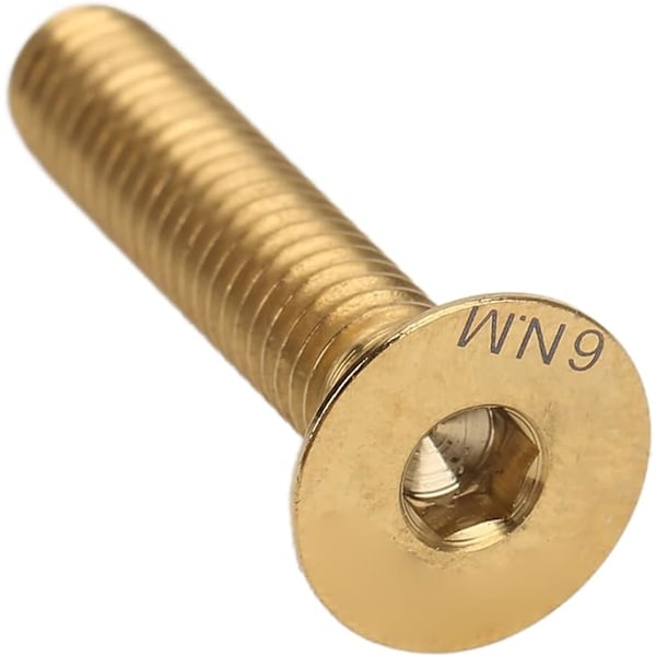 Pyörän ohjaustangon pultti, M6 x 30 mm kypärän pultti, universaali pyörän ohjaustangon pultti kiinnityspultti, titaaniseos kypärän pultti pyörälle