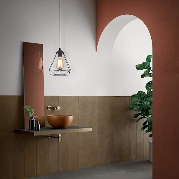 Industriell Pendellampe Retro Taklampe Svart Lykt Pendellampe Metallskjerm (uten Pære)