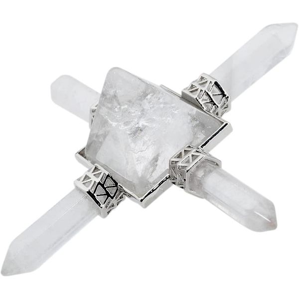 Pyramid Energy Generator, reiki Chakra Healing Crystal Stone, rock Quartz