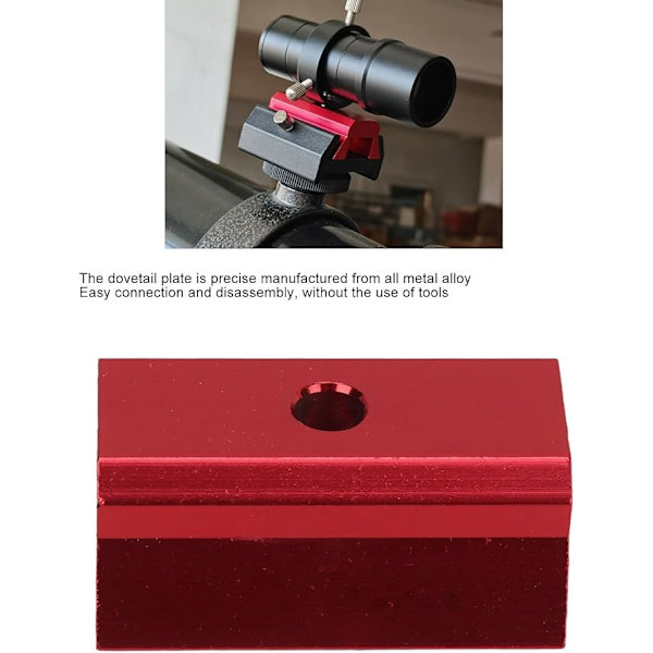 Svalehaleplade, Metalmonteringsplade Sadel med 1/4 Tomme Gevind 43 Mm 1,69 Tommer