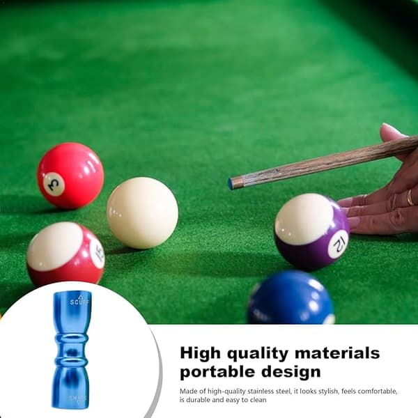 Billardkøværktøj, Billardspids - Billard Pool Stick Tip Pool Cue Tilbehør Værktøj, Cues Tips Tool med Tapper Scuff, Tips Pick, Cue Tip Stick Shaper