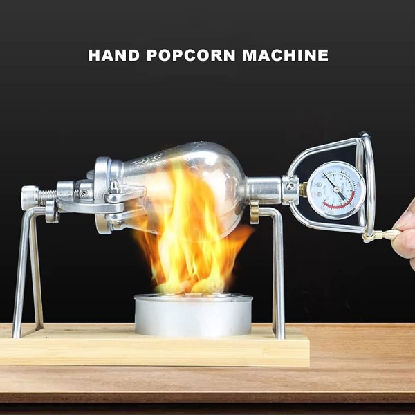 Mini Hånd Popcorn Maskine Hjem Lille 304 Kornforstærker Gammeldags Mini Popcorn Gryde
