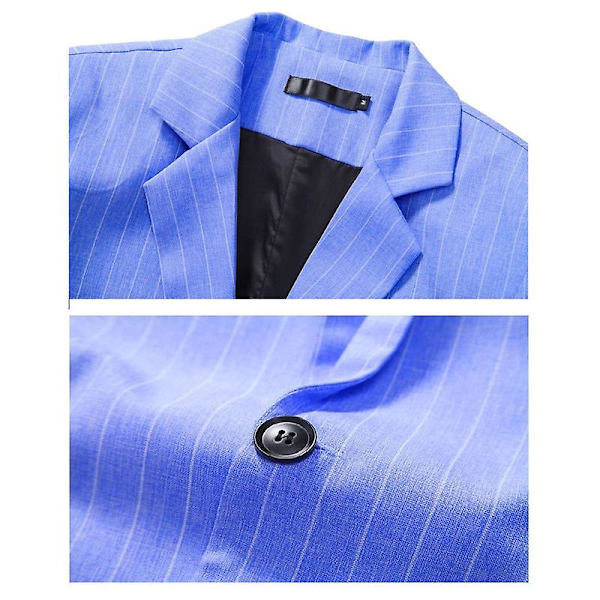 Herr Blazer Slim Fit Kavaj, Enknäppt Enknapps Kavaj Blue XL