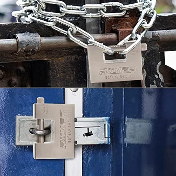 2 st 104 mm hänglås kraftigt containerhänglås hög säkerhet