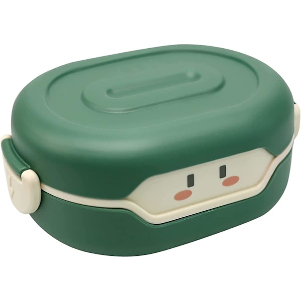 Isolerad lunchlåda uppvärmd Bento-skål för barn Lunchlåda Måltidslåda Täckta fack Mikrovågsugn Varm snacksbox för rostat smörgås Pojke Flicka Therm
