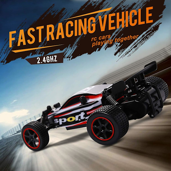 Rc Racing -autot 2,4 GHz radio-ohjattava auto 1:20 2wd (punainen 23211)