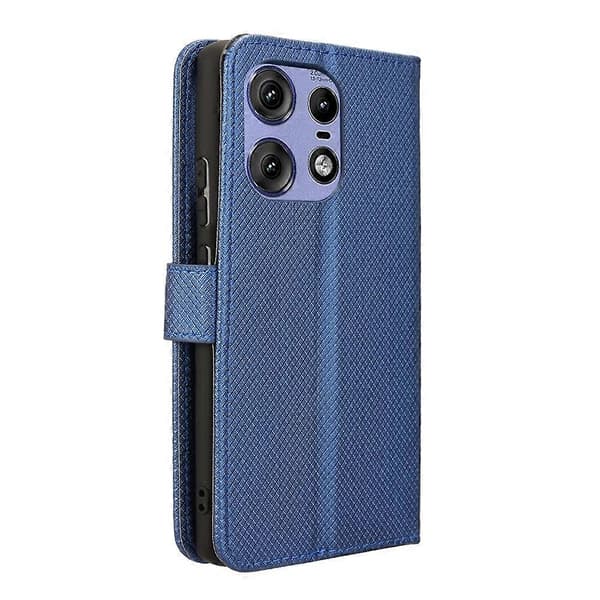 Diamanttekstur-deksel for Motorola Edge 50 Pro Blue