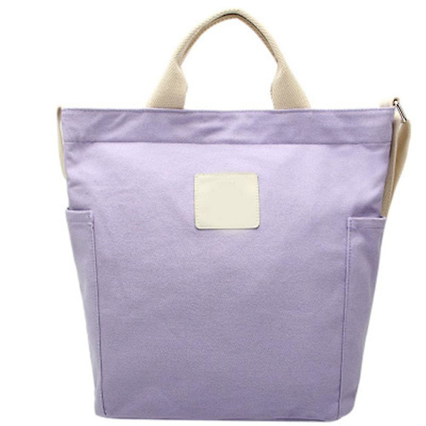 Dame Lærreds Tote Håndtasker Casual Skuldertaske Crossbody Daglig Arbejde Skoletaske purple
