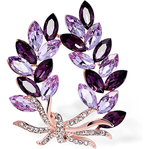 Kunstig Krystal Zinnia Buket Broche Elegant Og Funklende Modeaccessory Til Kvinder Og Piger