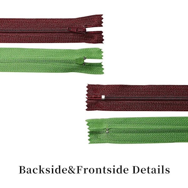 60 stk. nylon spiral lynlåse, 7 tommer farverige sy lynlåse forsyninger til skrædder sy håndværk (20 assorterede farver)