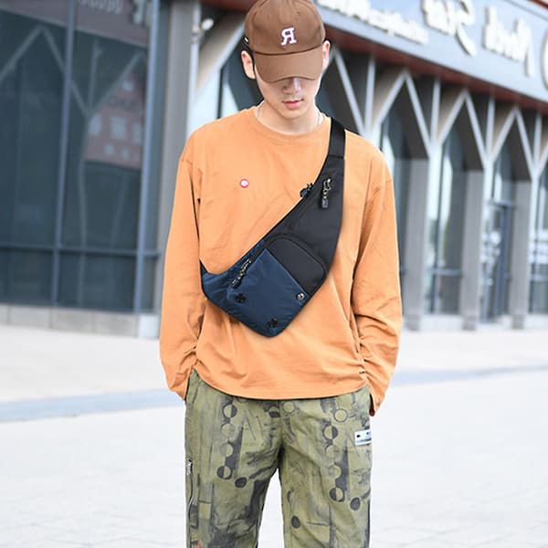 Sling Crossbody Väskor Trendig Resa Anti Stöld Säkra Handväskor För Kvinnor Män blue