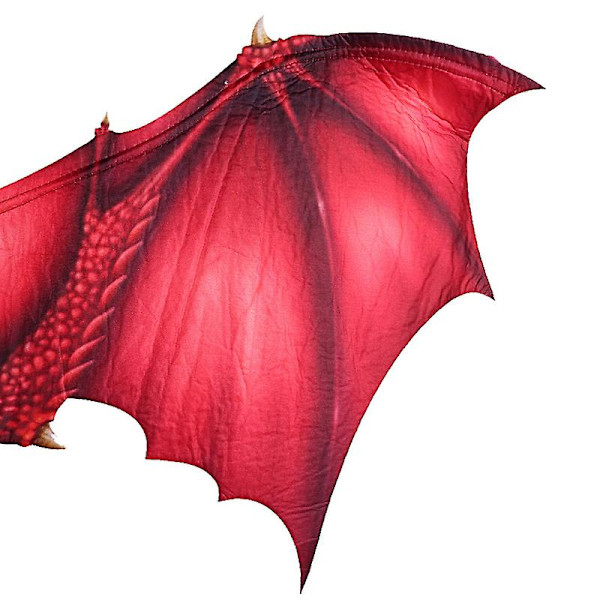 Vuxen drake vinge klä upp drake vinge Np Halloween jul födelsedagsfest 60cm Red