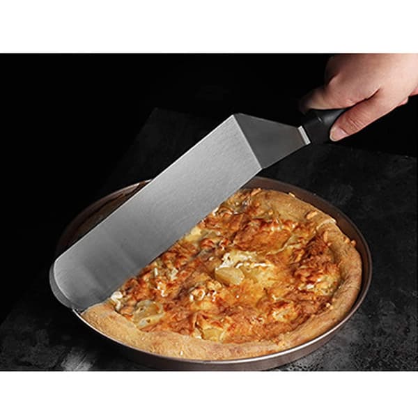 Lang og tett stekespade i rustfritt stål for grilling