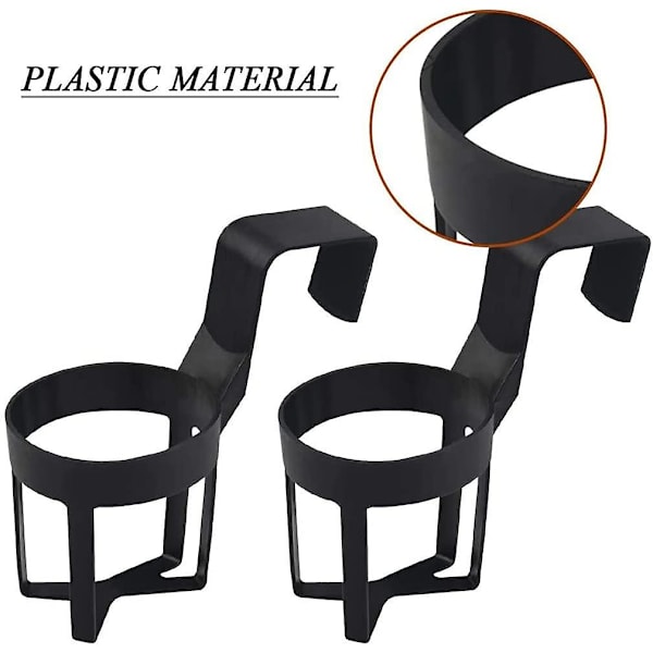 2 kpl Musta Auton Mukiteline Vauvan Pulloille, Termosmukeille, Juomatölkeille