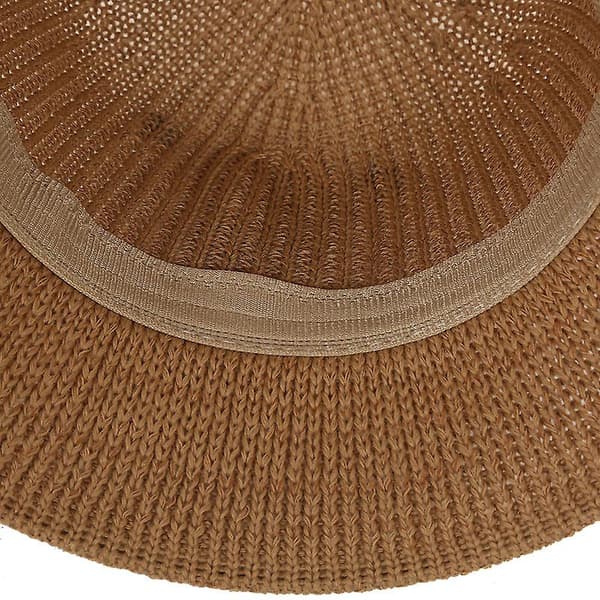 Barn Bred Solhatt Solhatt Stickad Fiskehatt Pink1