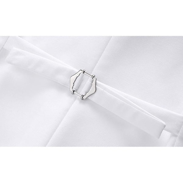 Herre Klassisk Forretningsdrakt Vest, Regular Fit Smokingvest Coffee M