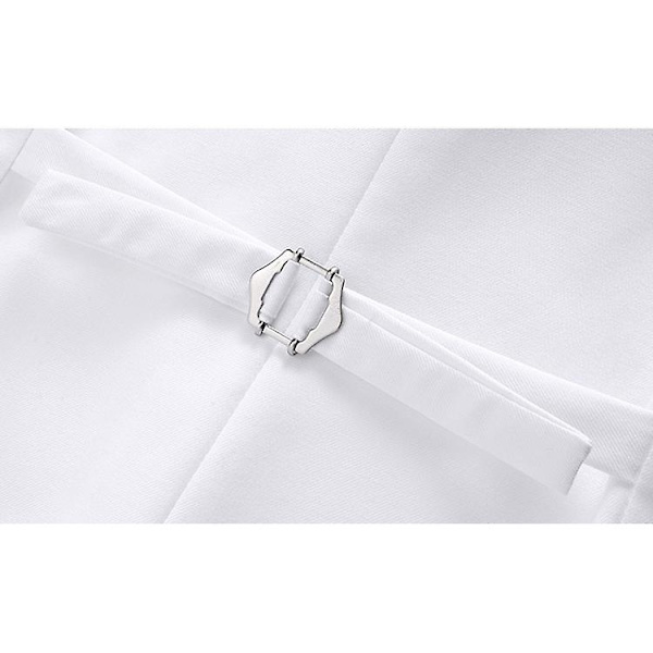 Klassisk affärsväst för män, regular fit smokingväst Red 2XL
